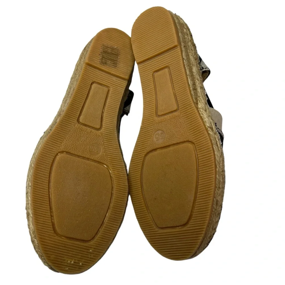 Toni‎ Pons Striped Nancy Espadrille Sandals 35/4.5